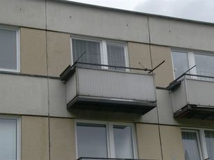 Ocelové, železné balkony, 